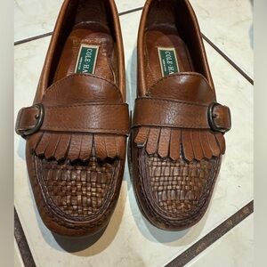 Cole Haan brown leather loafers